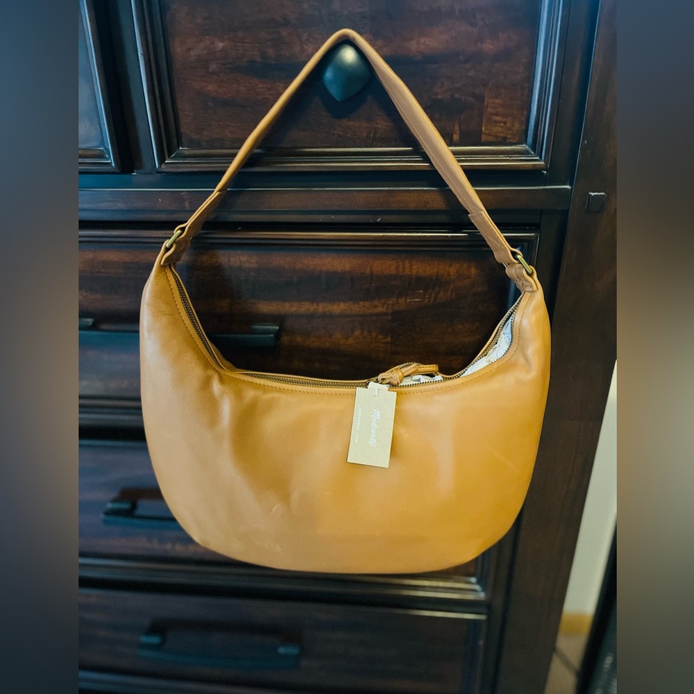 Madewell The Piazza Slouch Purse Leather NWT